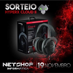 Headset Gamer HyperX Cloud 2 (Gratis)