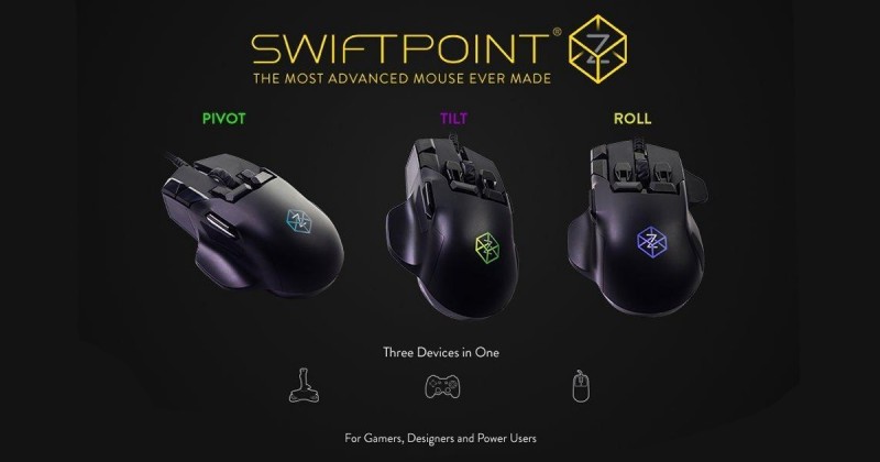 Swiftpoint Z O mouse para jogos mais avançado já feito.