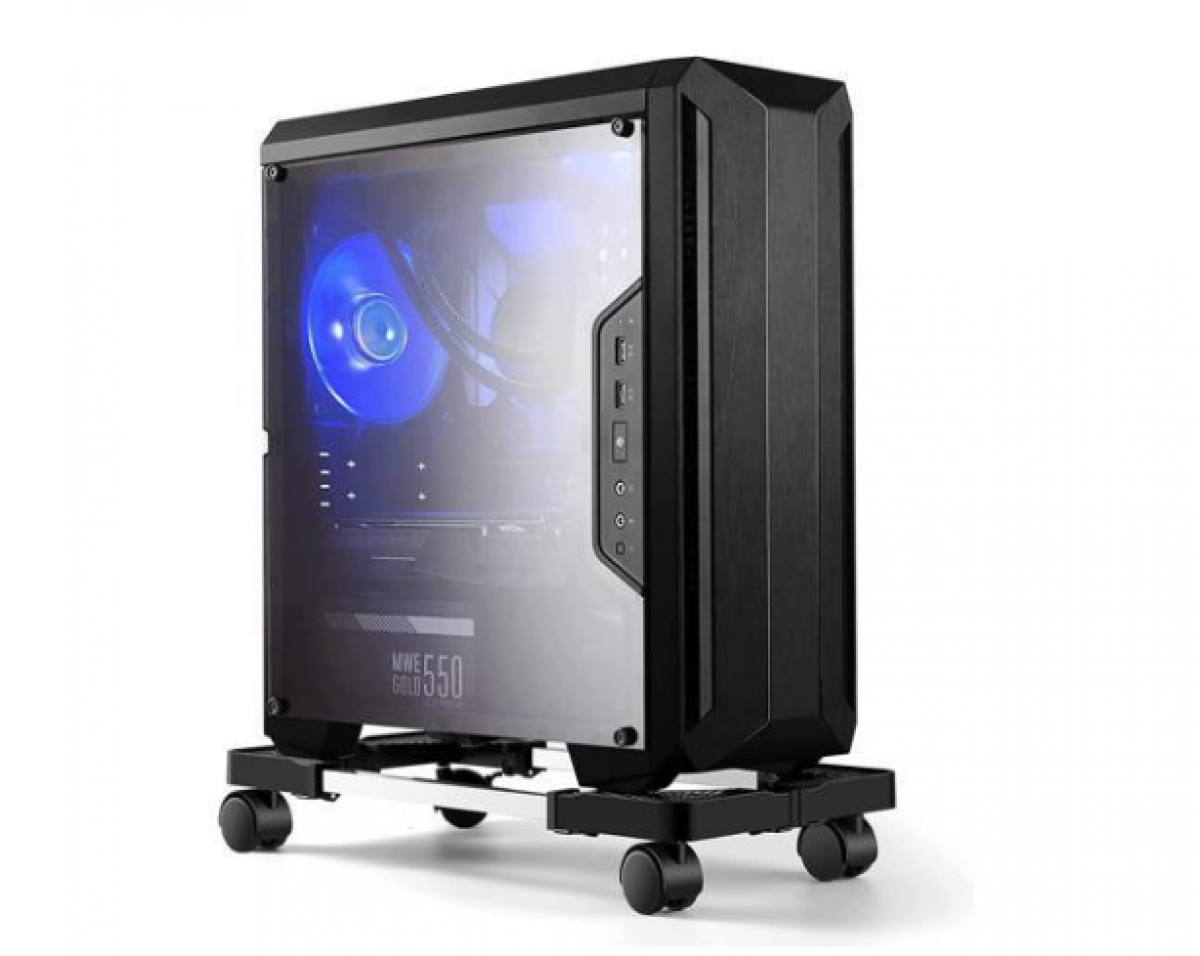 Suporte Para CPU Ajustável com Rodinhas em Brasília | NETSHOP
