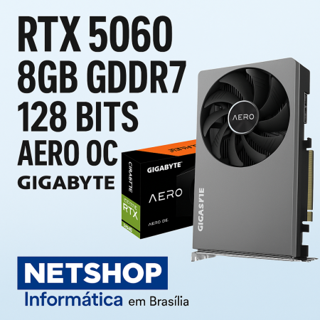 RTX 5060 AERO OC GIGABYTE: potência e design compacto com GDDR7
