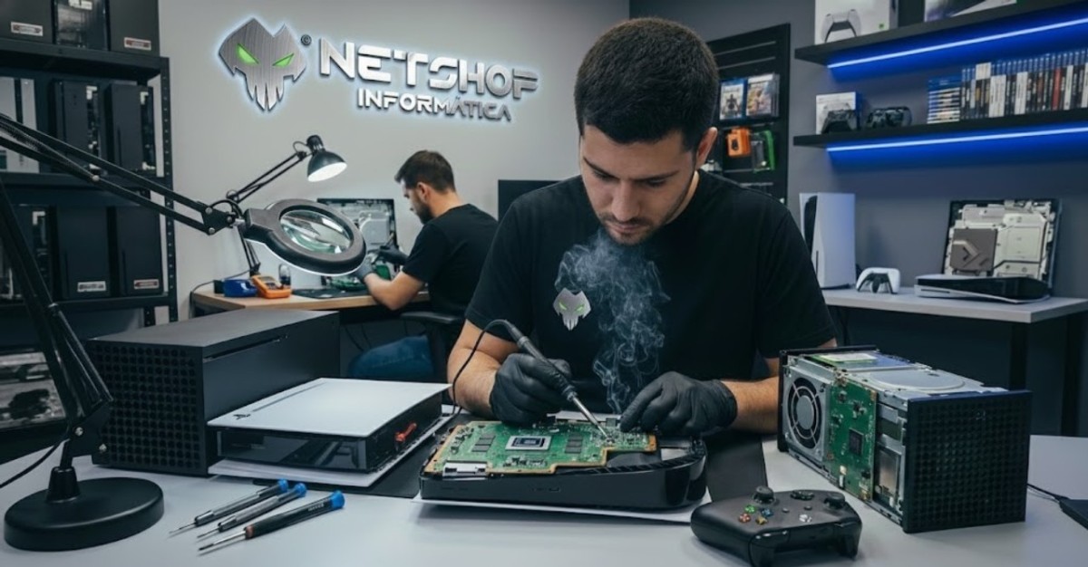 Assistência para PS5, Xbox em Brasília – Netshop Informática
