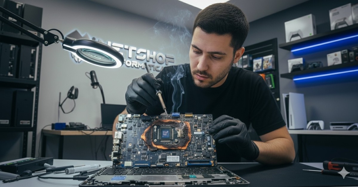 Conserto de Notebook  Brasília: Placa Queimada? A Netshop Resolve