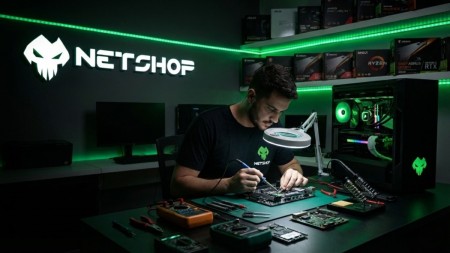 Por que a Netshop é referência em PCs Gamer e assistência técnica