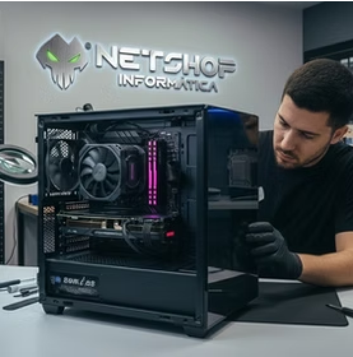 PC Gamer em Brasília: Montagem Personalizada 0KM na Netshop