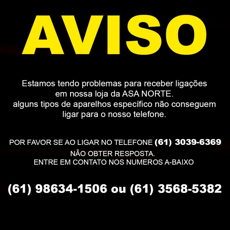 AVISO IMPORTANTE