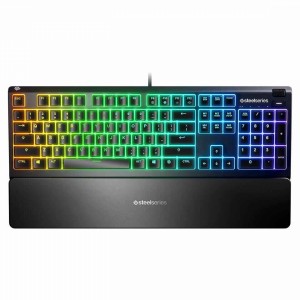 Teclado Gamer Apex 3 Br Steelseries Teclado resistente à água