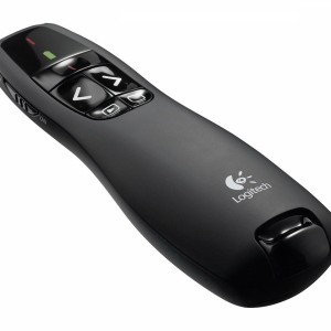 Apresentador sem fio Logitech R400 com Laser Pointer, Conexão USB