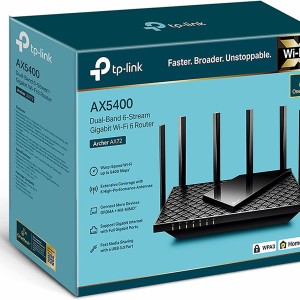 Roteador Tp-link Wifi 6 Dual Band Ax5400 Giga 2,4/5ghz - Ax72