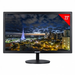 MONITOR OFFICE PCYES 23", LED FULL HD, HDMI, VGA -  PKM-023