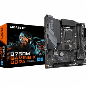 Placa Mãe Gigabyte B760M Gaming X, Intel, Micro ATX, DDR4