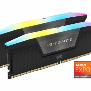 Memória Gamer PC Corsair Vengeance RGB DDR5 32GB, 6000MHz