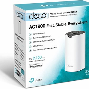 Roteador TP-Link, Gigabit Ethernet AC 1900Mbps, 1 Pack - Deco S7