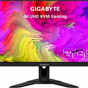 Monitor Gamer Gigabyte LED 28 4K, 144Hz, Altura Ajustável - M28U