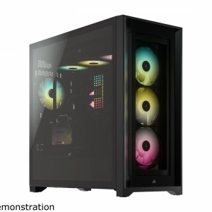 Gabinete Gamer Corsair iCUE 5000X RGB, Preto, CC-9011212-WW