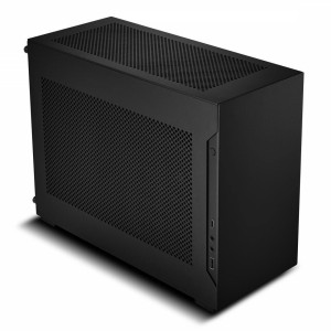 Gabinete Gamer LIAN LI A4-H2O Preto, Mini-ITX, USB 3.0, TIPO C