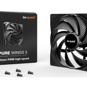 Cooler Fã para Gabinete 140MM BE QUIET PURE WINGS 3 PRETO