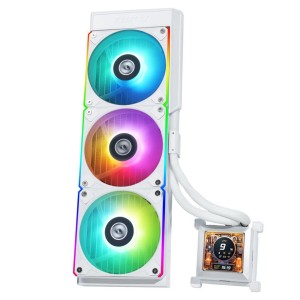 WATER COOLER HYDROSHIFT LCD 360R BRANCO COM RGB E DISPLAY