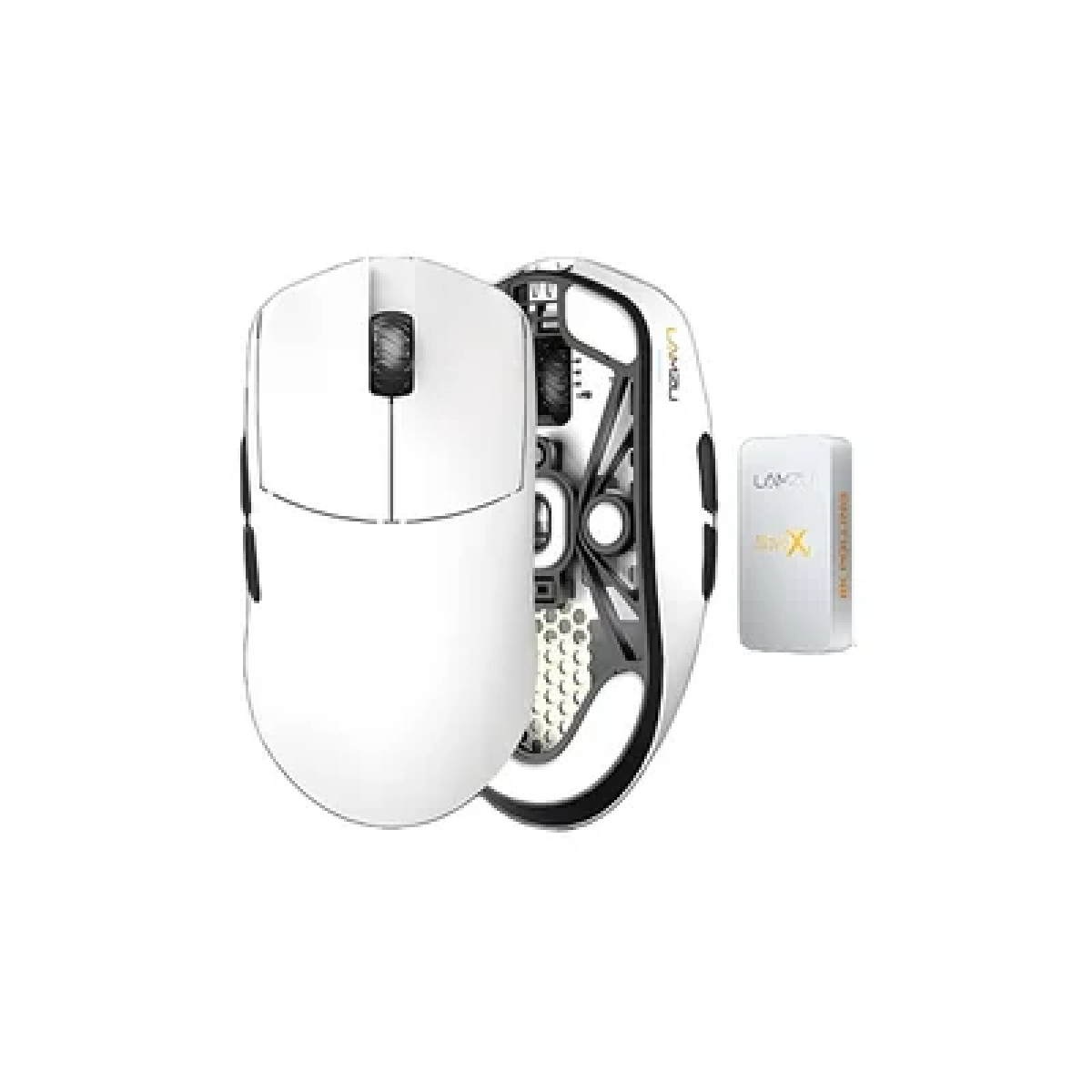 Mouse Gamer Lamzu Maya X 47G Wireless Superlight, Branco, 8K