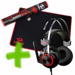 Combo Gamer Redragon Headset Talos + Mousepad Archelon L