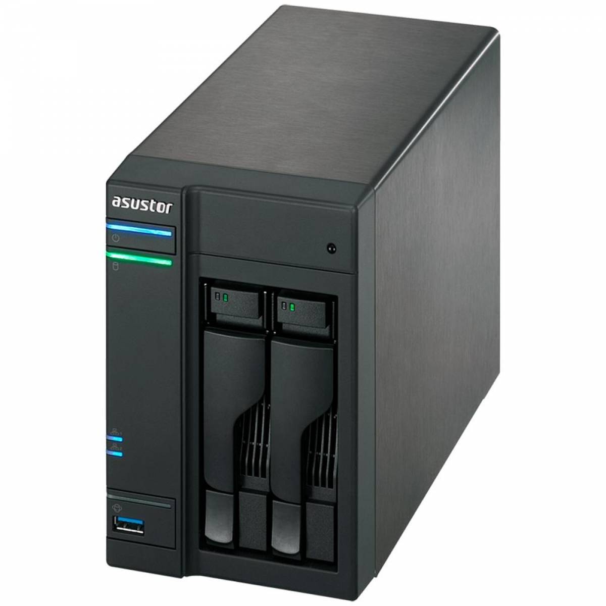 Storage Asustor Marvell NAS 2.0GHZ 2GB DDR3 Sem Disco 2B AS6302T Storage Asustor Marvell NAS 2.0GHZ 2GB DDR3 Sem Disco 2B AS6302T - Imagem 1