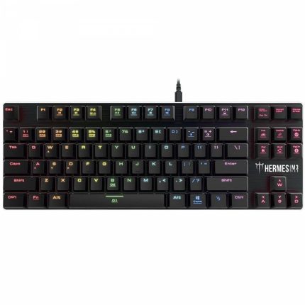 Teclado Mecânico Gamer Gamdias Hermes M3, RGB, Switch Blue, US