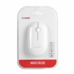 Mouse sem Fio College Pcyes - Wireless + Blutooth - Branco - Imagem 10