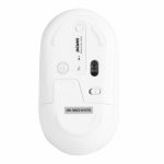 Mouse sem Fio College Pcyes - Wireless + Blutooth - Branco - Imagem 8