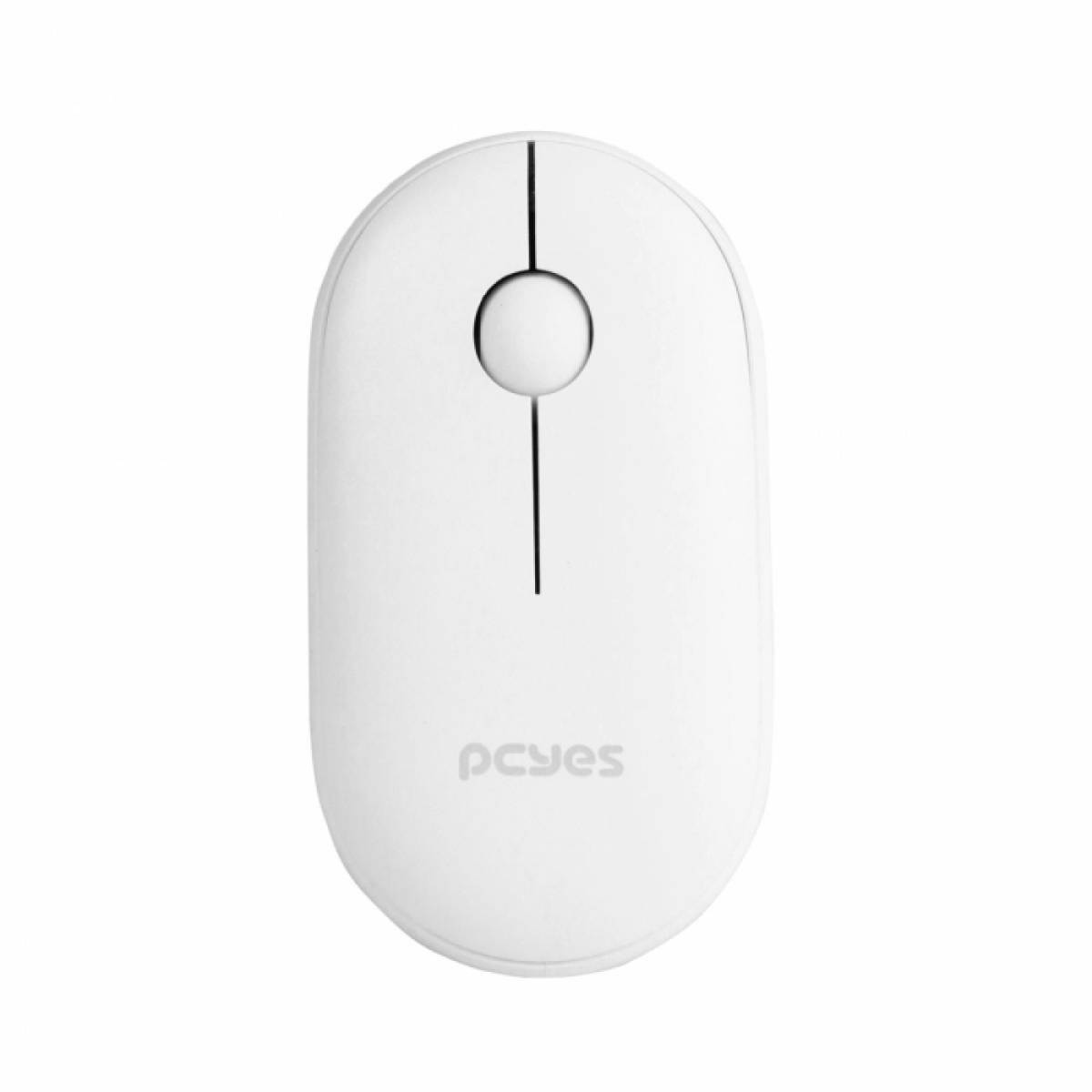 Mouse sem Fio College Pcyes - Wireless + Blutooth - Branco Mouse sem Fio College Pcyes - Wireless + Blutooth - Branco - Imagem 1