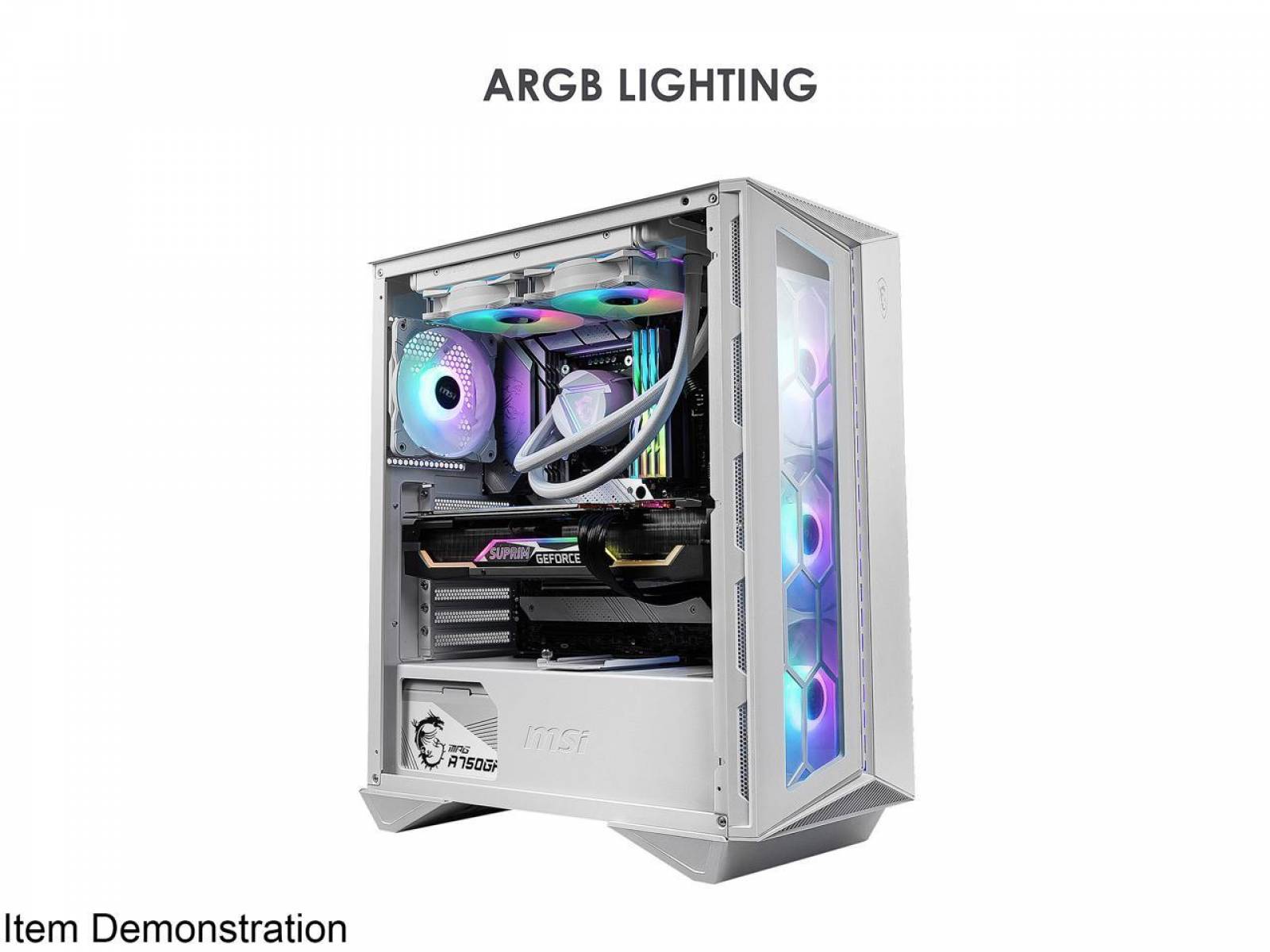 Gabinete Gamer MSI MPG Gungnir 110R Branco Gabinete Gamer MSI MPG Gungnir 110R Branco - Imagem 1