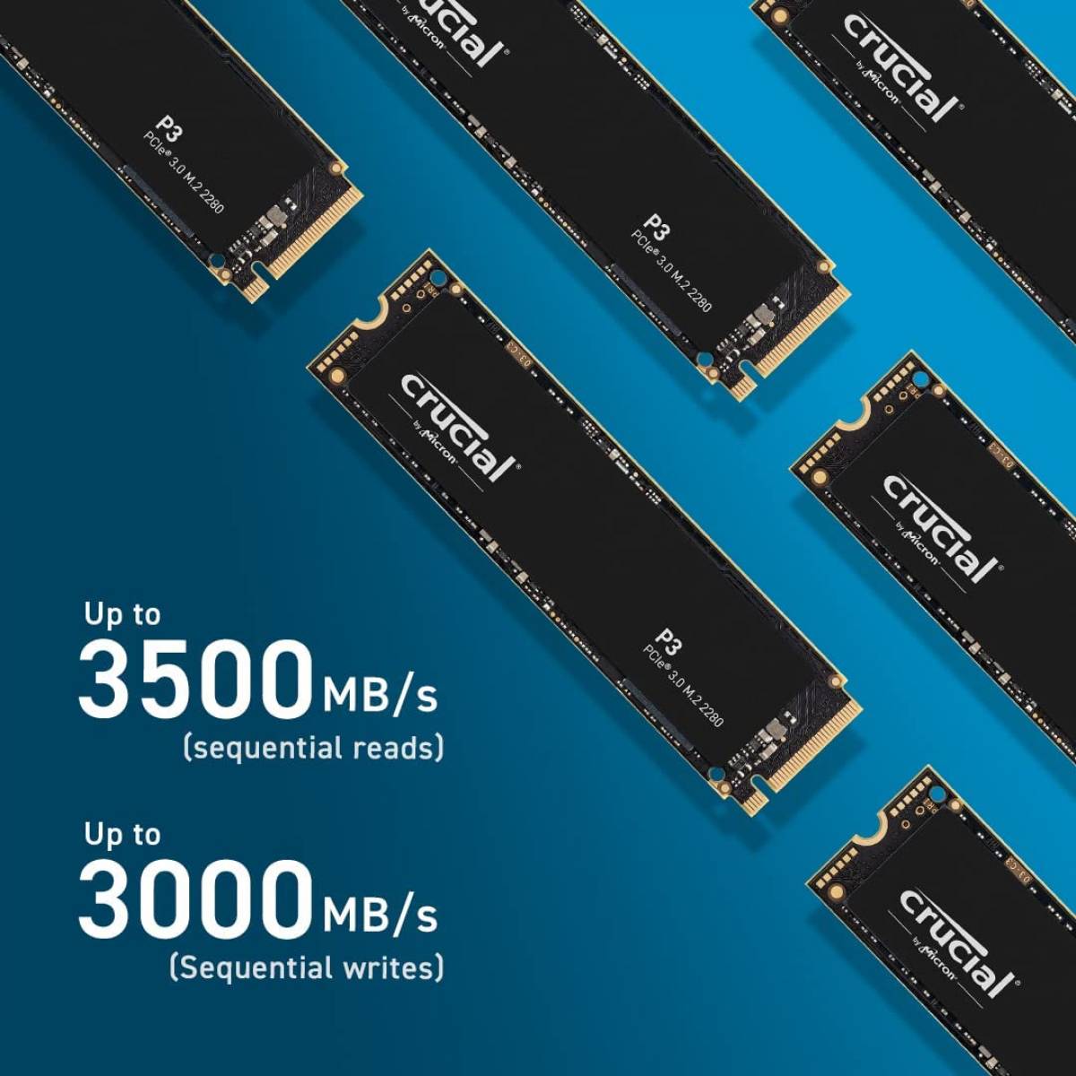 SSD M.2 4TB CRUCIAL P3 2280 NVMe PCIe 3.0 3500MB/s – CT4000P3SSD8