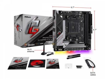 Placa Mãe Asrock B550 Phantom Gaming-itx/ax Amd Soquete Am4