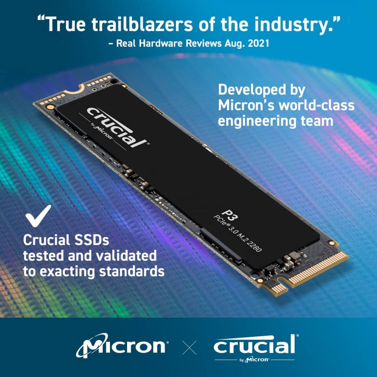 SSD M.2 4TB CRUCIAL P3 2280 NVMe PCIe 3.0 3500MB/s – CT4000P3SSD8