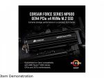 SSD Corsair M.2 1TB MP600 Force Series NVMe - CSSD-F1000GBMP600R2 - Imagem 2