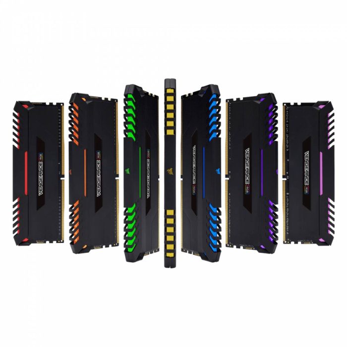 Memoria Ram Corsair Vegeance RGB 16GB (2x8GB) 2666Mhz DDR4 Black