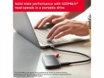 SSD Externo Portátil Sandisk 2TB, USB, 520MB/s -SDSSDE30-2T00-G25 - Imagem 4