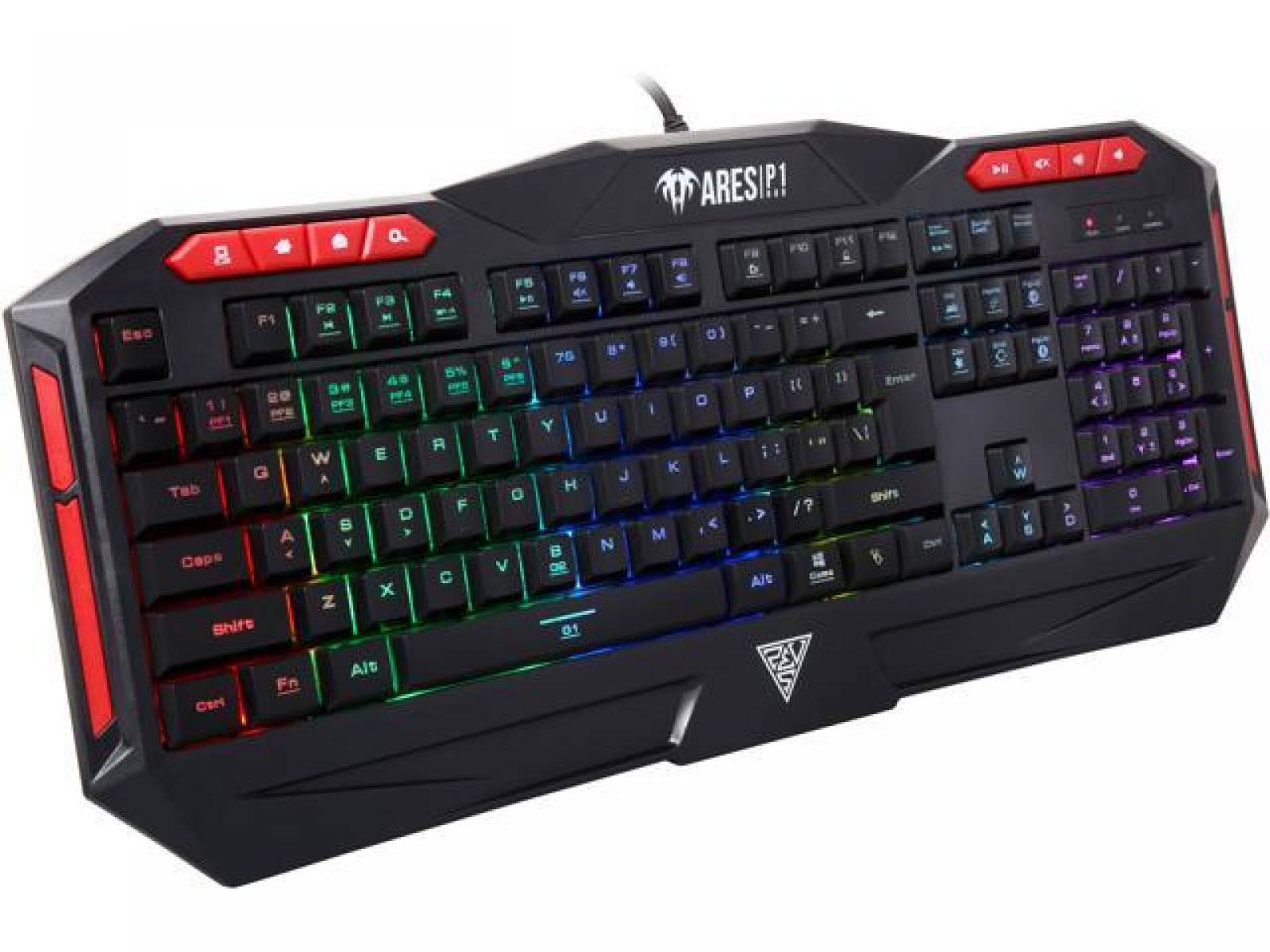 Teclado Gamer Gamdias Ares P1 RGB Preto Teclado Gamer Gamdias Ares P1 RGB Preto - Imagem 1
