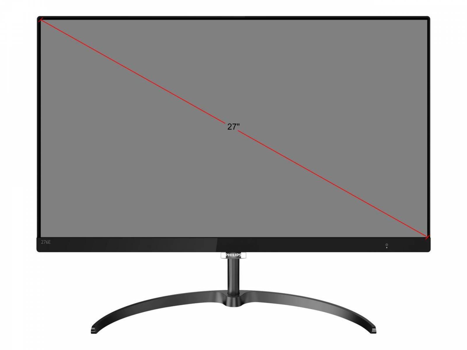 Monitor Philips 27′ IPS, 4k Profissional, HDMI/DP – 276E8VJSB