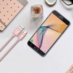 Cabo USB Tipo-C Nylon Trançado Rosa 1m - ELG - TC10BRG - Imagem 2