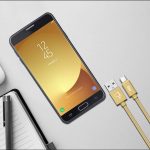 Cabo USB Tipo-C Nylon Trançado Dourado 1m - ELG TC10BG - Imagem 2