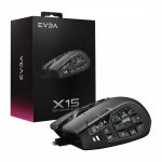 Mouse Gamer Evga X15 Mmo Rgb Usb 16000dpi Preto 904-w1-15bk-kr