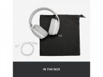 Headset Sem Fio Logitech Zone Vibe 100, Bluetooth, PC, Branco - Imagem 2