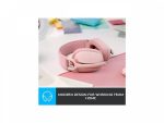 Fone Headset Sem Fio Logitech Zone Vibe 100, Bluetooth, PC, Rosa - Imagem 10