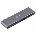 HUB, USB Tipo C, Type c 7 em 2Hdmi, Thunderbolt 3, 100w Hc-72