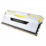 MEMÓRIA DDR4 16GB 3000MHZ CORSAIR VENGEANCE(2x8GB) RGB LED WHITE - Imagem 4