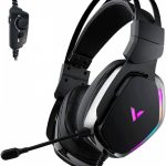 Headset Fone Gamer Rapoo V-pro, 7.1 , Vh710, LED, Preto- Ra033