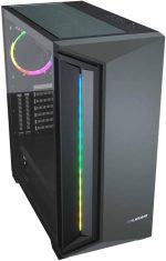 GABINETE GAMER COUGAR DARK BLADER X7 MIDNIGHT GREEN LATERAL VIDRO - Imagem 2