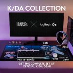 Mouse Pad Extra Grande de Tecido Logitech G840 K/DA para Jogos - Imagem 4
