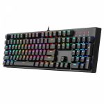 Teclado Mecânico Gamer 1STPLAYER DK5.0 , RGB, Switch Blue, Black - Imagem 6