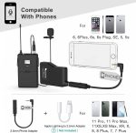 Microfone de Lapela Sem fio Wireless USB FIFINE K037B - Imagem 7