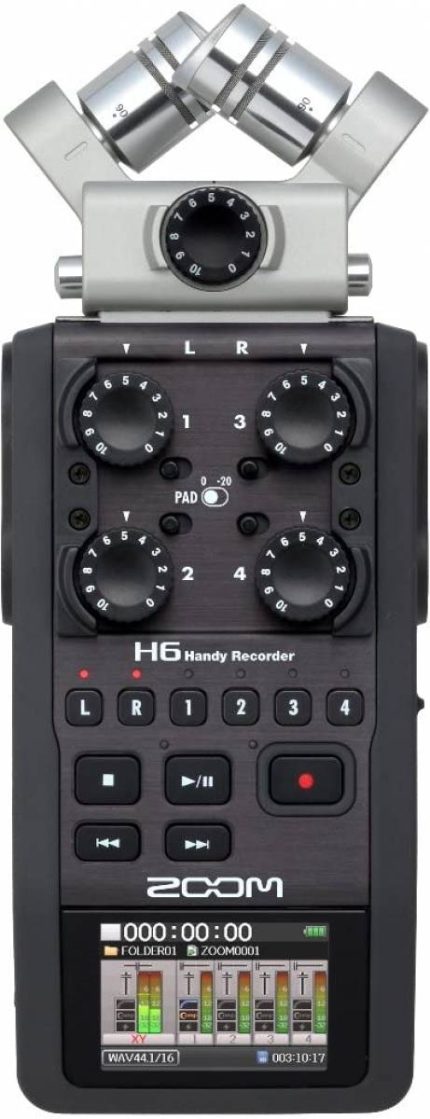 GRAVADOR ZOOM H6